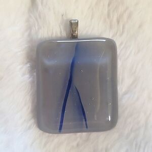 Handcrafted Blown Glass Pendant